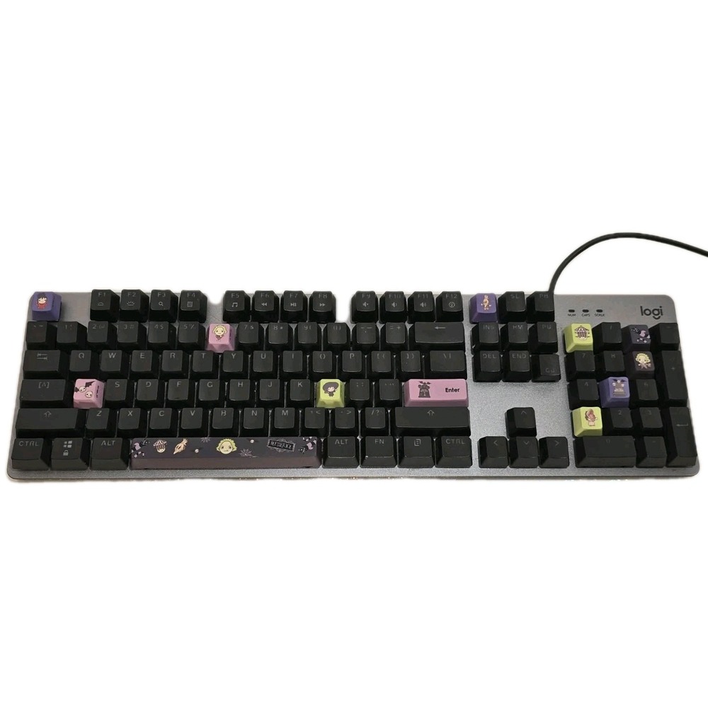 Logitech K845 Wired‎ Mechanical Keyboard Tested Custom Keycaps RGB ⌨️